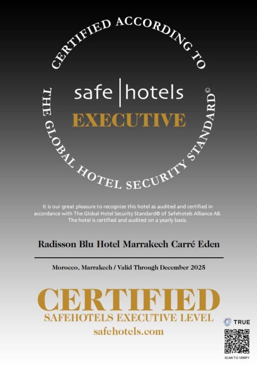Hotel Radisson Blu Marrakech, Carré Eden Marrakesh Esterno foto
